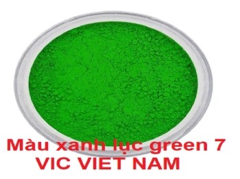 Màu xanh lục green 7